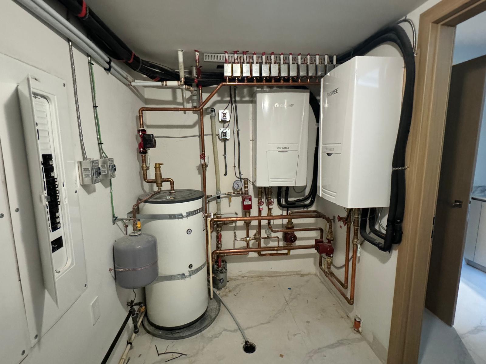 Heat pump installation